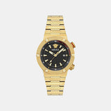 Greca Logo Diver(Wc-8G) Men Quartz Black Dial Analog Stainless Steel Watch VE8G00624