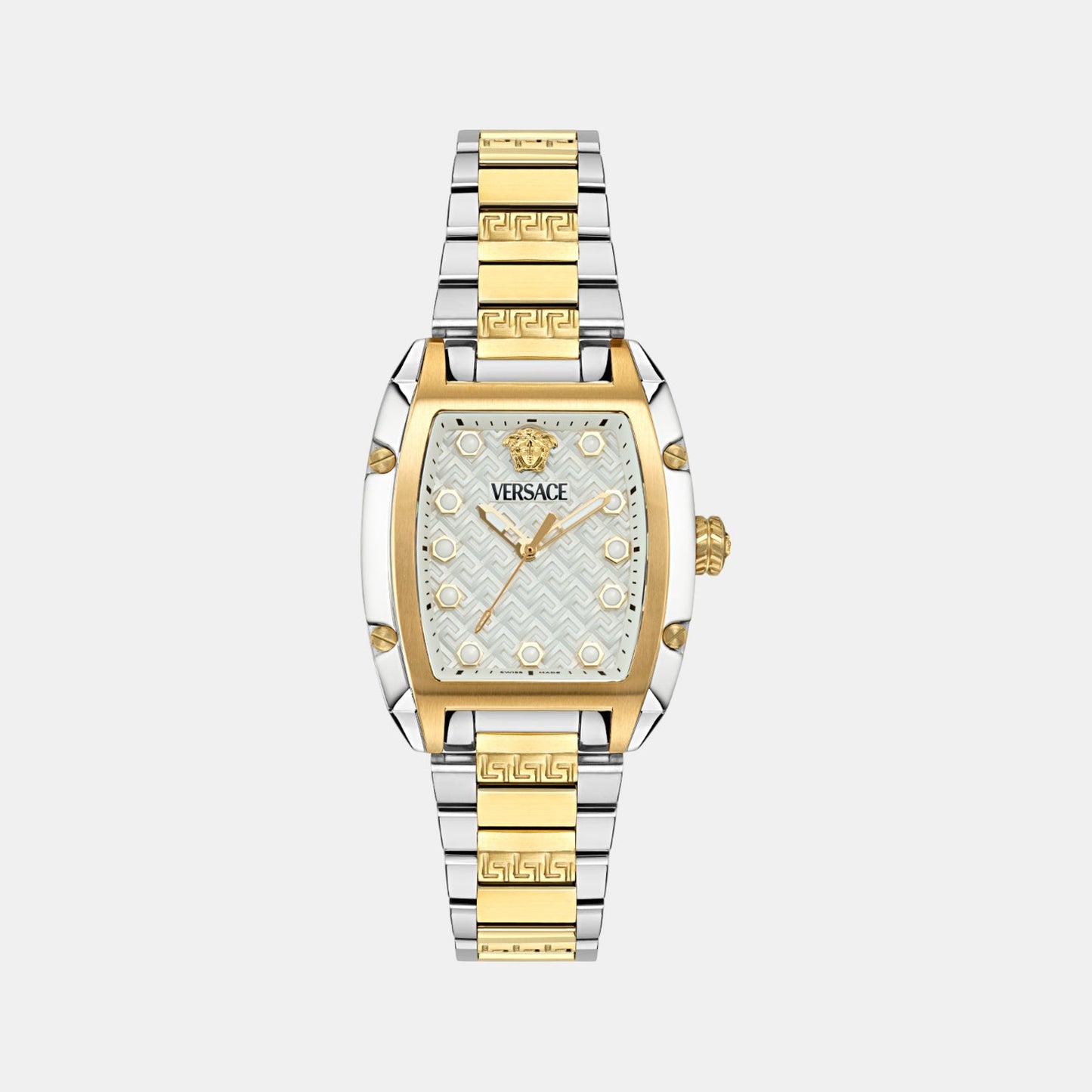 Dominus Women Quartz White Dial Analog Stainless Steel Watch VE8K00424