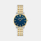 Greca Slim Men Quartz Blue Dial Analog Stainless Steel Watch VE8Q00424