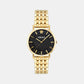 Greca Slim Men Quartz Black Dial Analog Stainless Steel Watch VE8Q00524