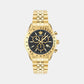 Men Quartz Black Dial Chronograph Stainless Steel Watch VE8R00624