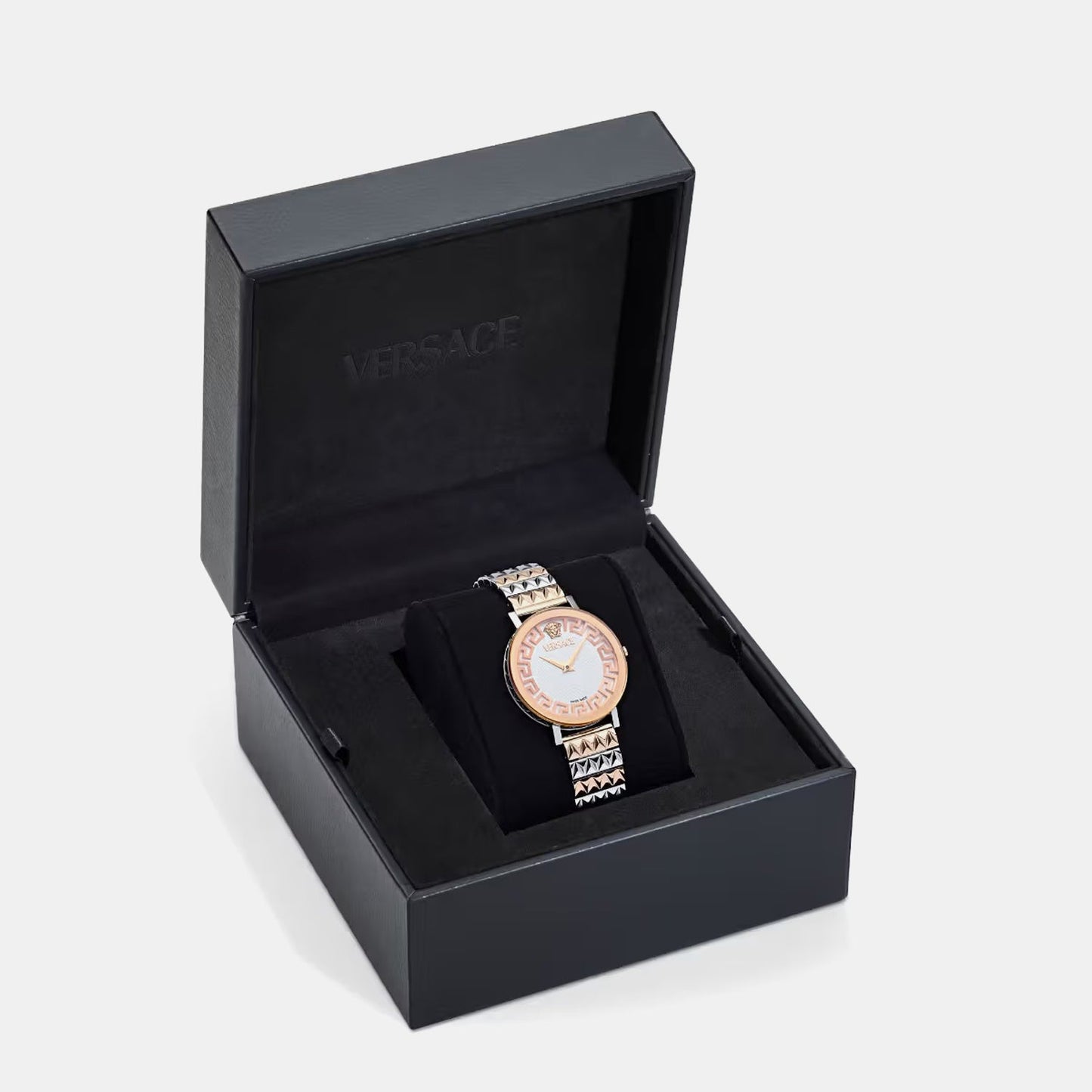 Women Quartz Silver Dial Analog Stainless Steel Watch VE9A00324
