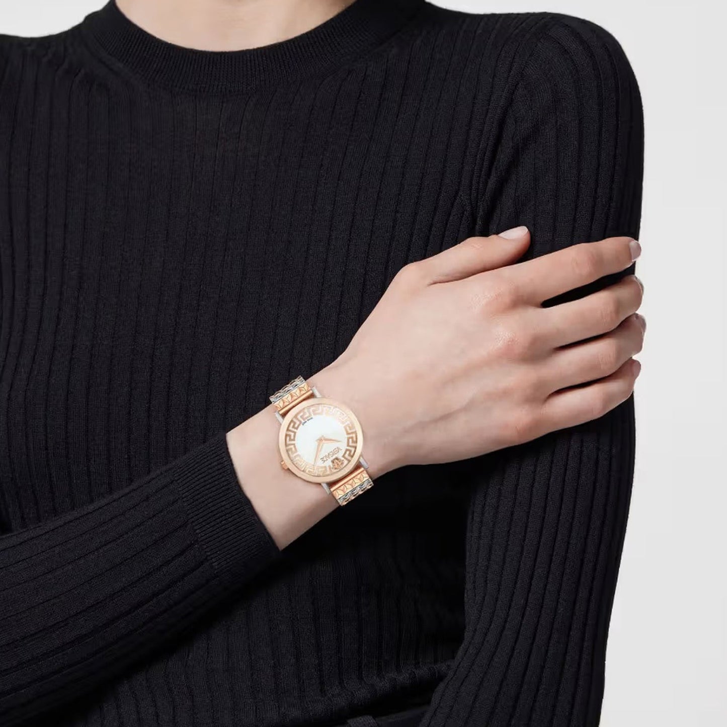 Women Quartz Silver Dial Analog Stainless Steel Watch VE9A00324