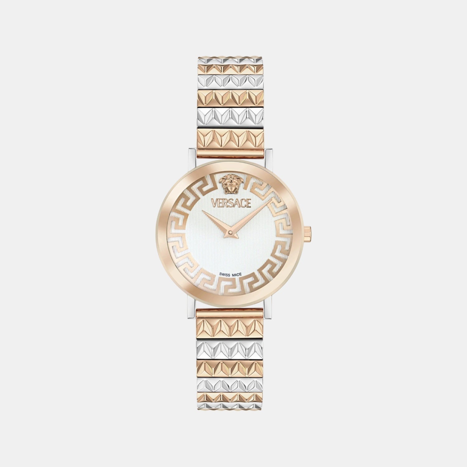 Women Quartz Silver Dial Analog Stainless Steel Watch VE9A00324