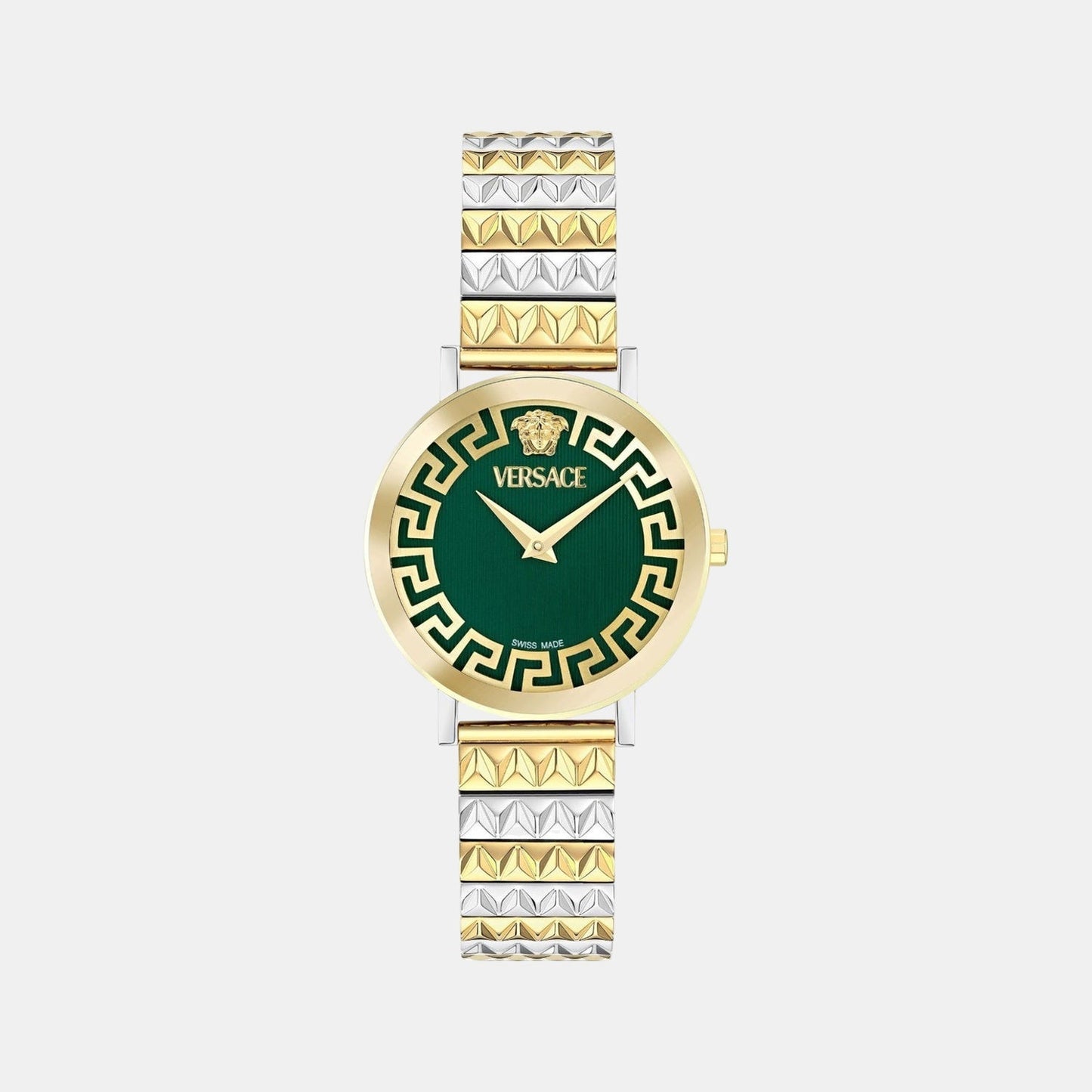 Daedalus Women Quartz Green Dial Analog Stainless Steel Watch VE9A00424