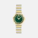 Daedalus Women Quartz Green Dial Analog Stainless Steel Watch VE9A00424