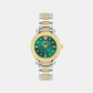 Greca Sphere(Wc-9C) Women Quartz Green Dial Analog Stainless Steel Watch VE9C00424
