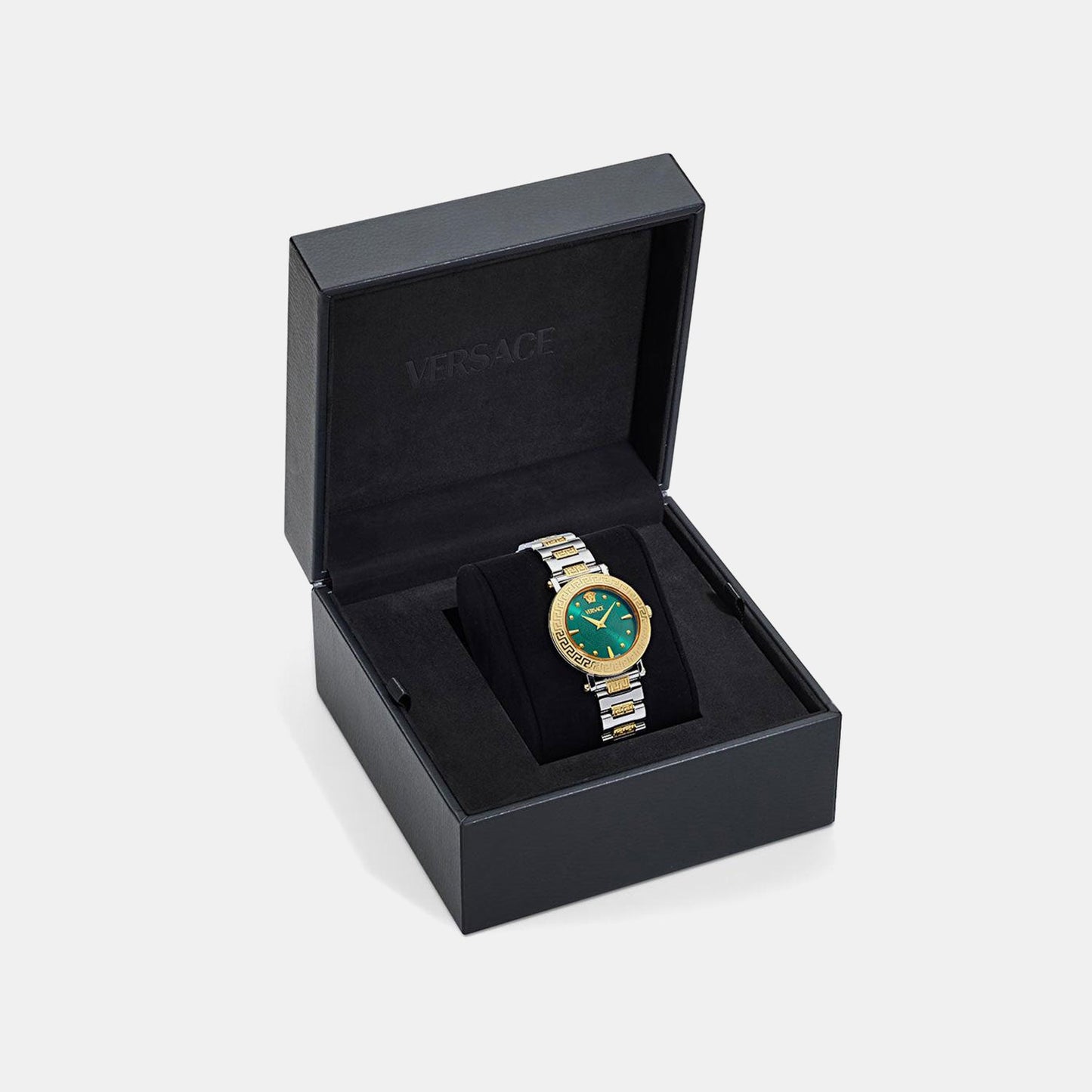 Greca Sphere(Wc-9C) Women Quartz Green Dial Analog Stainless Steel Watch VE9C00424