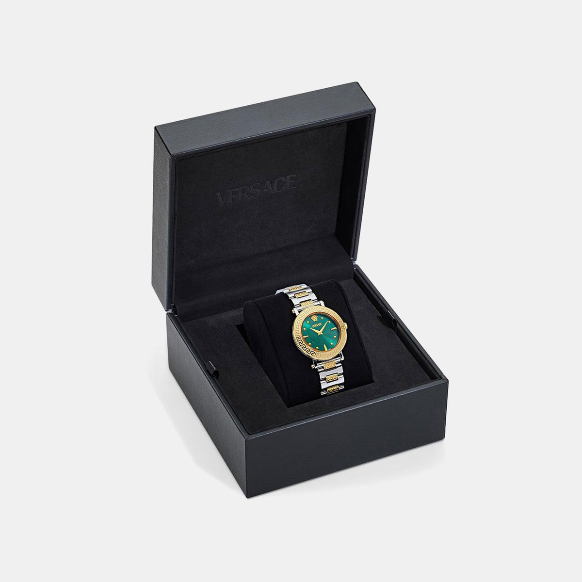 Greca Sphere(Wc-9C) Women Quartz Green Dial Analog Stainless Steel Watch VE9C00424