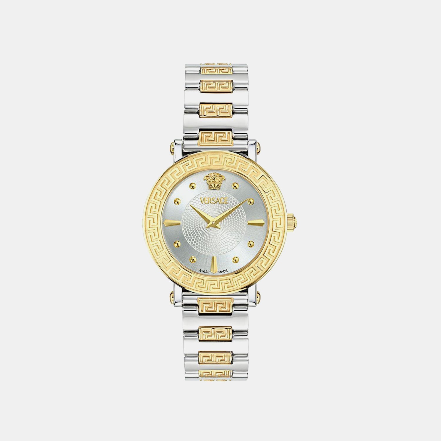 Greca Sphere(Wc-9C) Women Quartz Silver Dial Analog Stainless Steel Watch VE9C00524