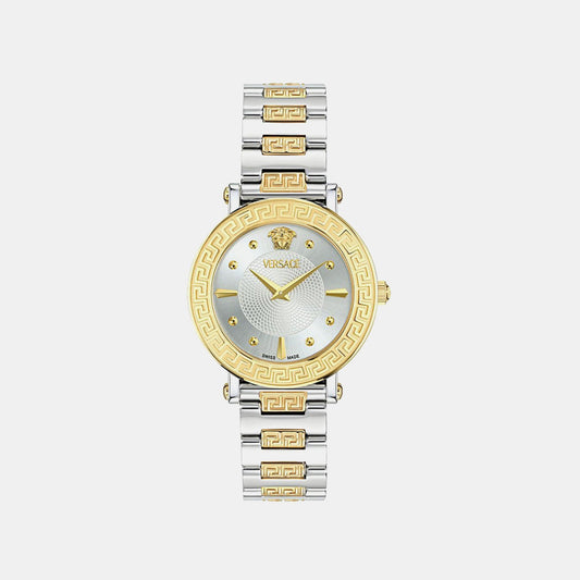 Greca Sphere(Wc-9C) Women Quartz Silver Dial Analog Stainless Steel Watch VE9C00524