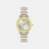 Greca Sphere(Wc-9C) Women Quartz Silver Dial Analog Stainless Steel Watch VE9C00524