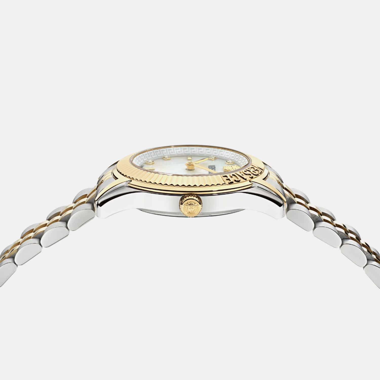 Greca Women Quartz Silver Dial Analog Stainless Steel Watch VE9CA0625