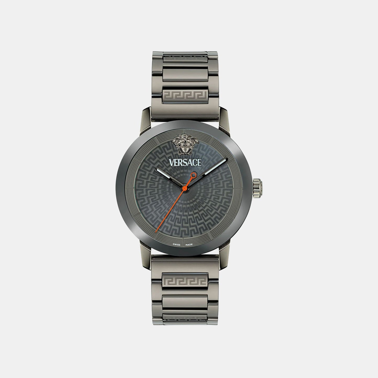 V-Helix (Wc-9G) Men Quartz Grey Dial Analog Stainless Steel Watch VE9G00424
