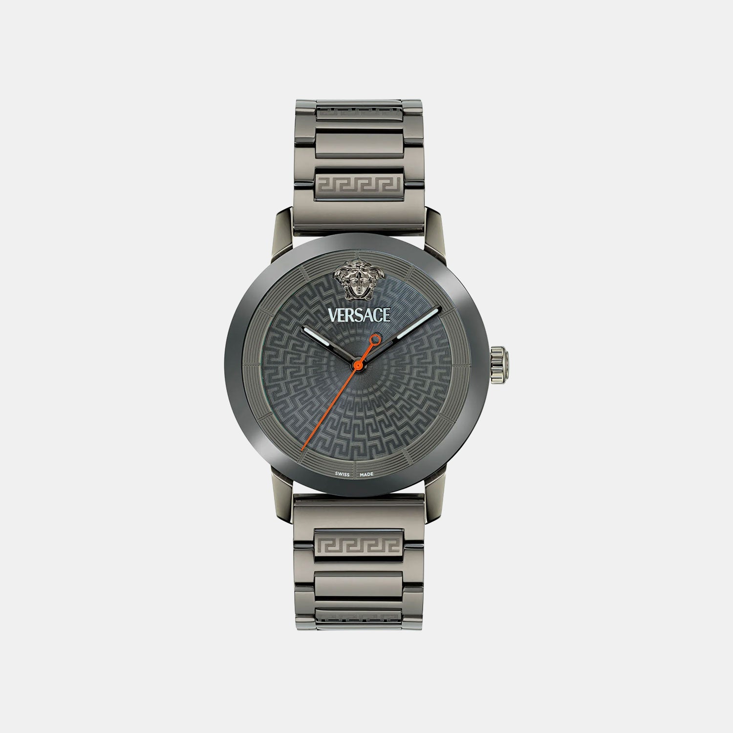 V-Helix (Wc-9G) Men Quartz Grey Dial Analog Stainless Steel Watch VE9G00424