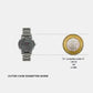 V-Helix (Wc-9G) Men Quartz Grey Dial Analog Stainless Steel Watch VE9G00424