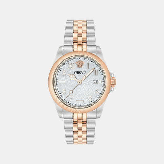 Anteo Men Quartz White Dial Analog Stainless Steel Watch VE9H00424
