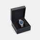 Men Quartz Blue Dial Chronograph Stainless Steel Watch VECFA0124