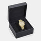 Men Quartz Gold Dial Chronograph Stainless Steel Watch VECFA0424