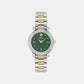 Greca Sphere Petite Women Quartz Green Dial Analog Stainless Steel Watch VEKLA0425
