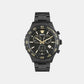 Men Quartz Black Dial Chronograph Stainless Steel Watch VEPCA0624