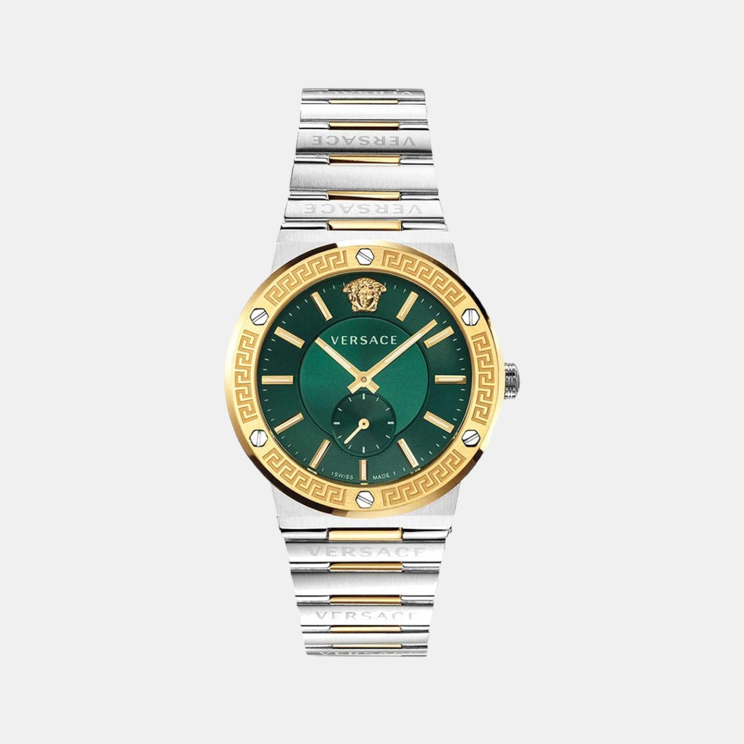Greca Men Quartz Green Dial Analog Stainless Steel Watch VEVI00420