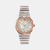 Greca Men Quartz Silver Dial Analog Stainless Steel Watch VEVI00923