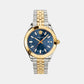 Hellenyium Men Quartz Blue Dial Analog Stainless Steel Watch VEVK00520