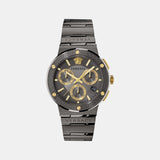 Greca Men Quartz Grey Dial Chronograph Stainless Steel Watch VEZ900521