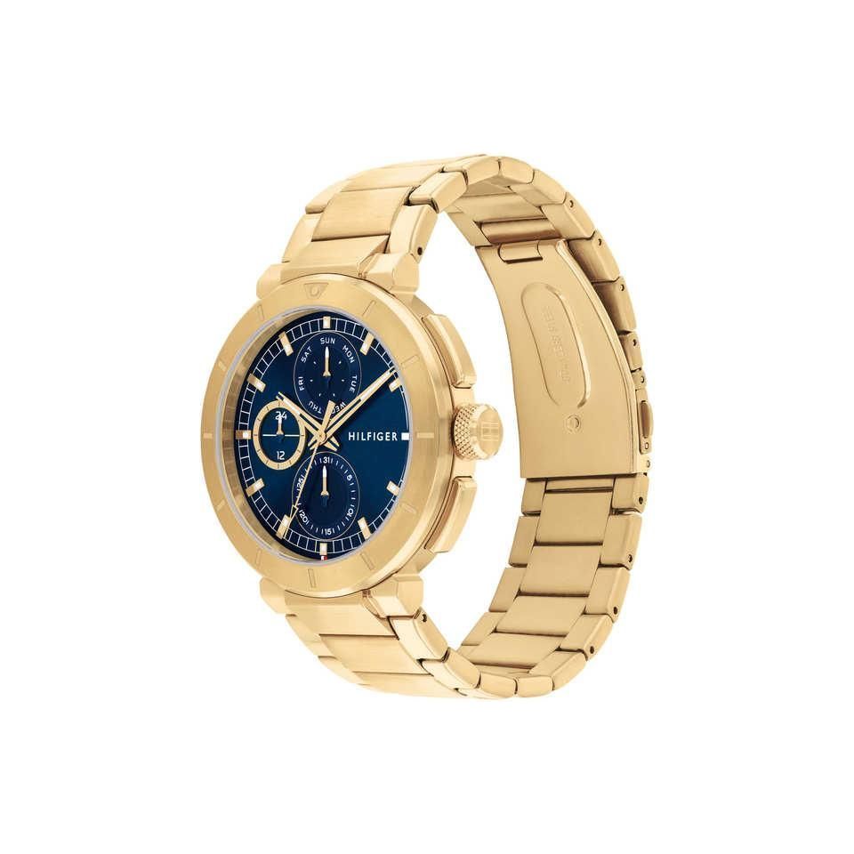 TOMMY HILFIGER Drop2 44 mm Blue Dial Stainless Steel Watch for Men