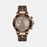 Gc Sportchic Men Quartz Beige Dial Chronograph Stainless Steel Watch Y70010G1
