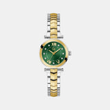 Gc Illusion Women Quartz Green Dial Analog Stainless Steel Watch Y93007L9