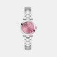 Gc Dress Women Quartz Pink Dial Analog Stainless Steel Watch Y93008L3