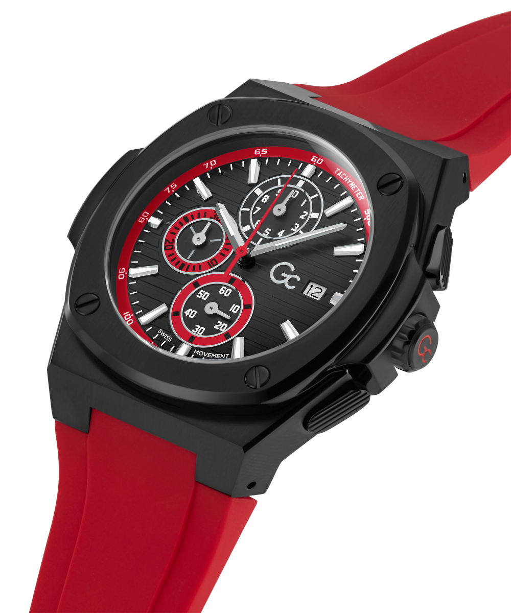 Kessel Racing x Gc Limited Edition 44mm Red Men's Watch