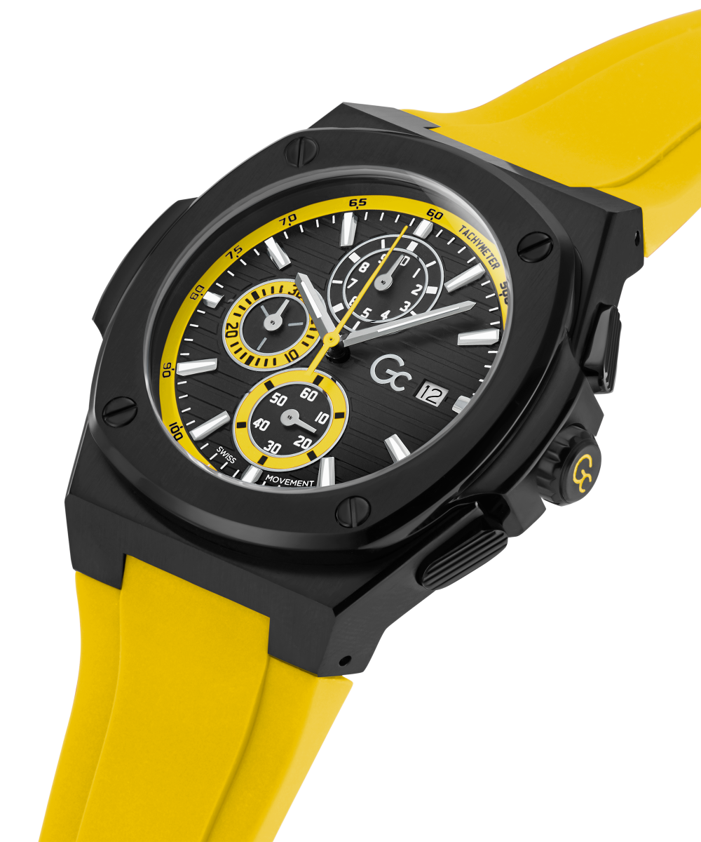 Kessel Racing x Gc Limited Edition 44mm Yellow Men's Watch