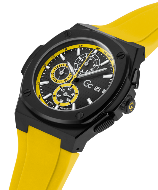 Kessel Racing x Gc Limited Edition 44mm Yellow Men's Watch