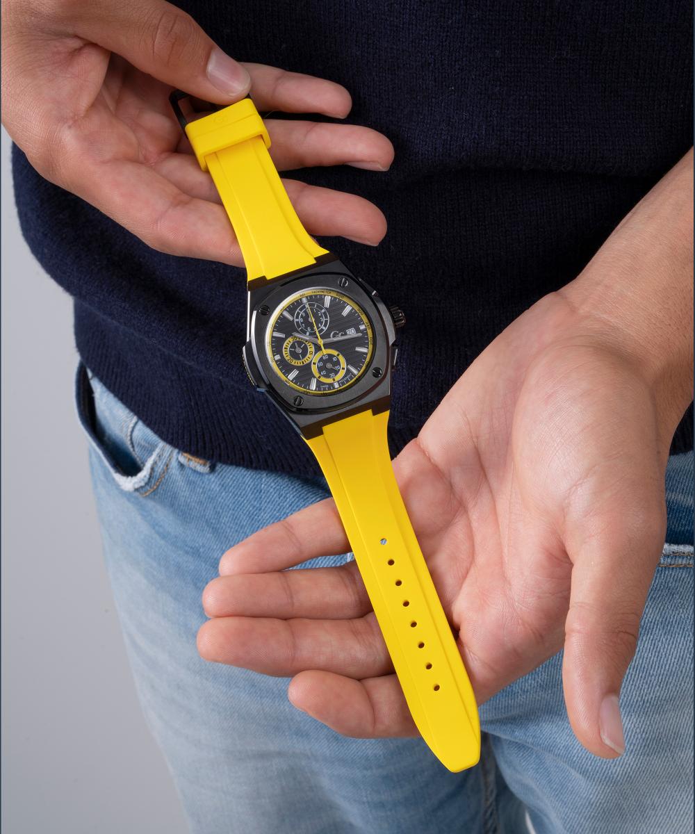 Kessel Racing x Gc Limited Edition 44mm Yellow Men's Watch