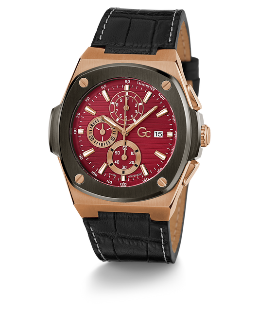 Gc Coussin Shape Chrono Leather