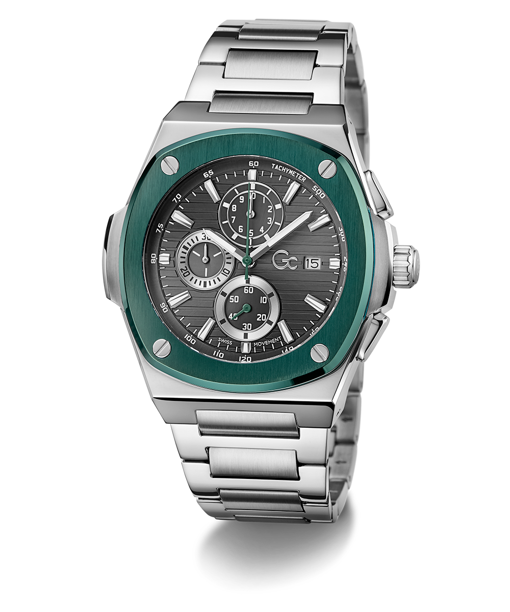 Gc Coussin Shape Chrono Metal