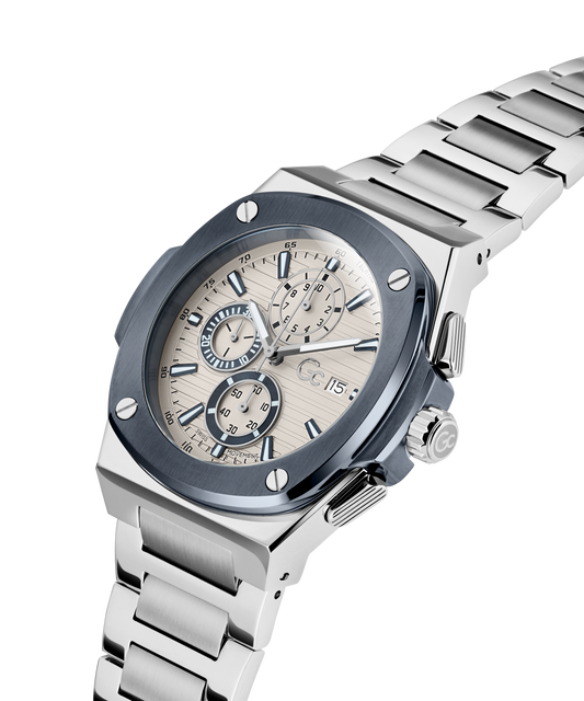 Gc Coussin Shape Chrono Metal