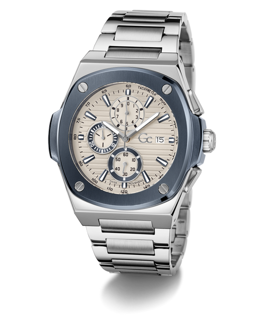 Gc Coussin Shape Chrono Metal