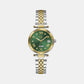 Dress Women Quartz Green Dial Analog Stainless Steel Watch Z01019L9MF
