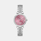 Gc Flair Women Quartz Pink Dial Analog Stainless Steel Watch Z01024L3