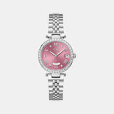 Gc Flair Women Quartz Pink Dial Analog Stainless Steel Watch Z01024L3