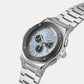 Men Quartz Blue Dial Analog Stainless Steel Watch Z33001G7MF
