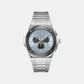Men Quartz Blue Dial Analog Stainless Steel Watch Z33001G7MF