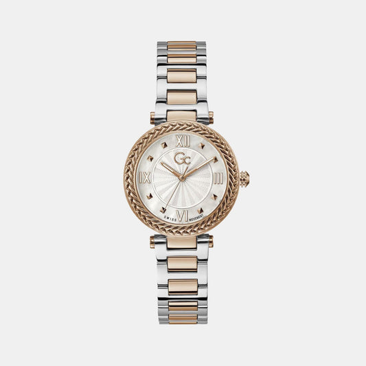 Tiara Women Quartz White Dial Analog Stainless Steel Watch Z41002L1MF