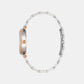 Tiara Women Quartz White Dial Analog Stainless Steel Watch Z41002L1MF