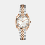 Flair Coussin Lady Women Quartz White Dial Analog Stainless Steel Watch Z44003L1MF