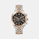 Flair Coussin Chron Men Quartz Black Dial Chronograph Stainless Steel Watch Z46001G2MF